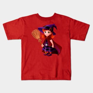 Cute Witch Kids T-Shirt